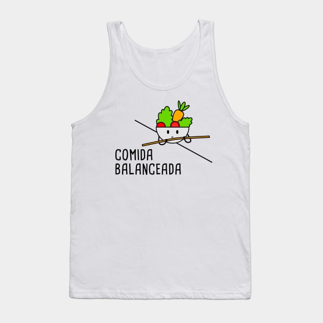 Comida Balanceada Spanish Pun Tank Top by Soncamrisas